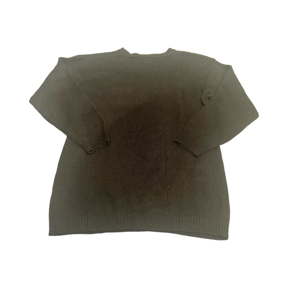 VTG 90s Victoria Jones Size PS Black Gold Beaded Embellished Oversized Sweater - Picture 2 of 2